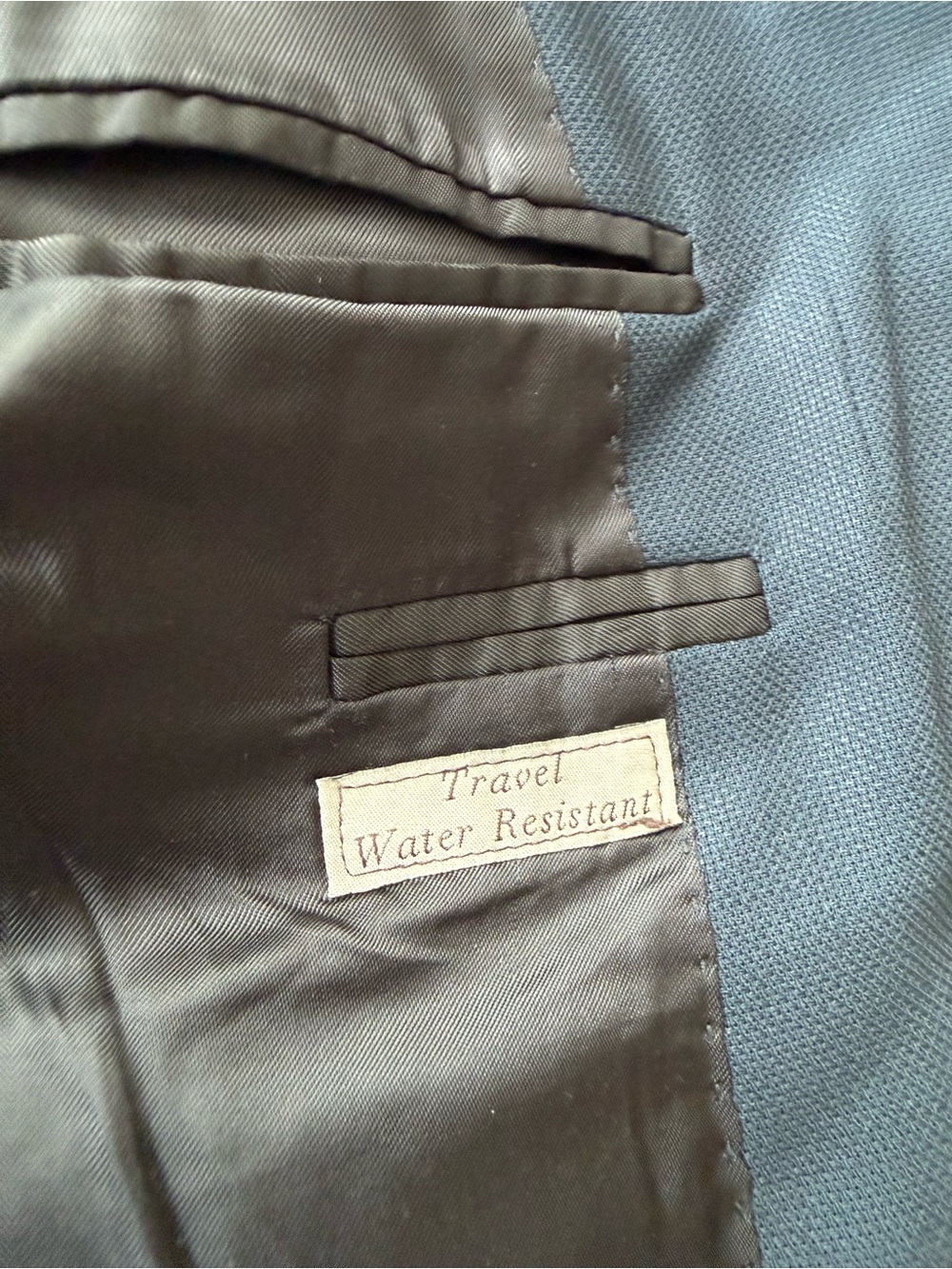Canali Classic Fit Water Resistant Navy Wool Blazer 56EU/46US - Picture 13 of 16